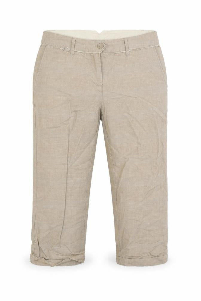 Full Circle Mens Beige   Cropped Trousers Size 30 in L21 in