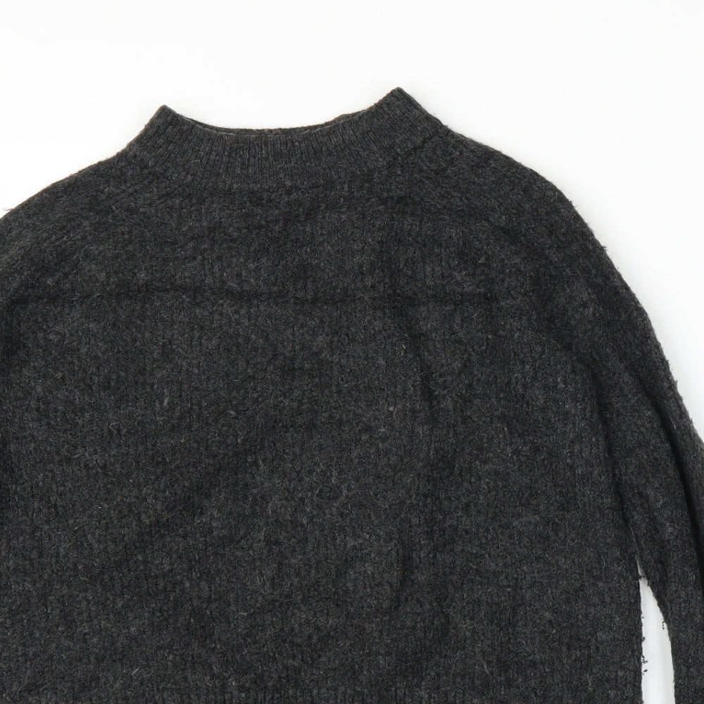 H&M Womens Grey   Pullover Jumper Size S