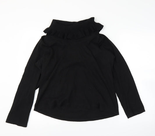 Preworn Womens Black   Pullover Jumper Size M