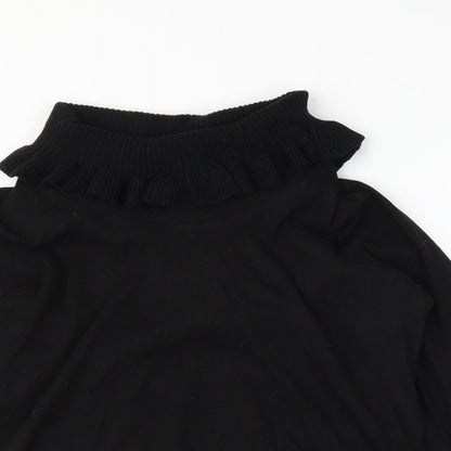Preworn Womens Black   Pullover Jumper Size M