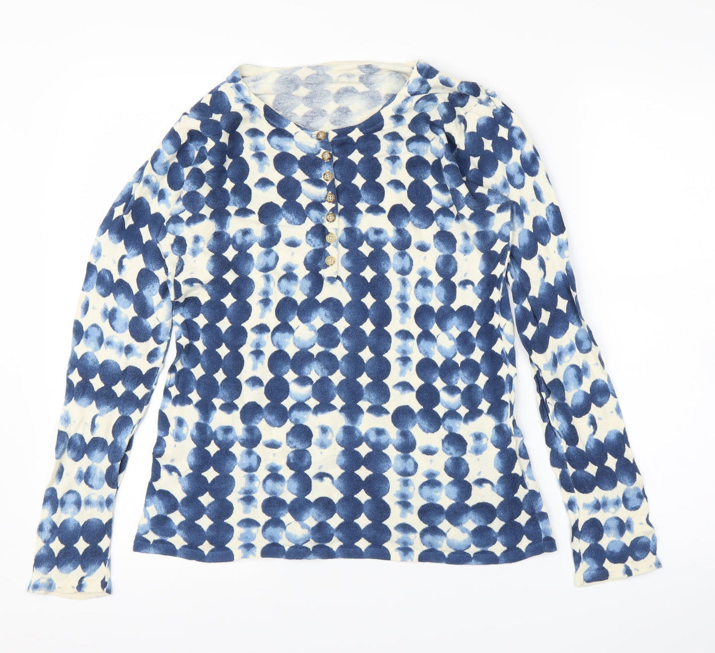 Preworn Womens Blue   Basic Blouse Size M
