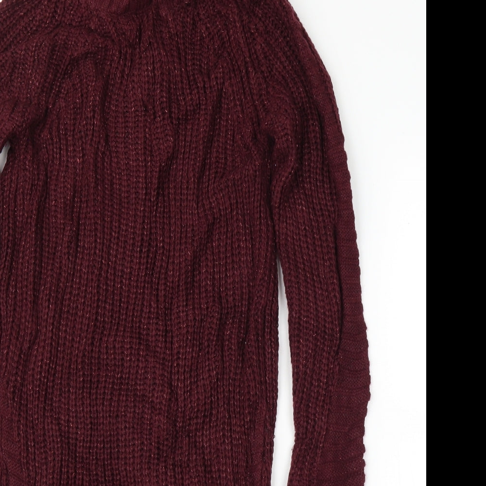 F&F Womens Purple   Pullover Jumper Size 8