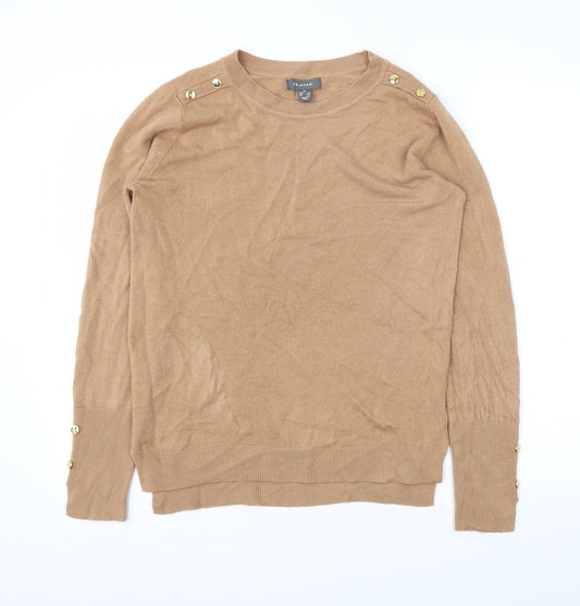 Primark Womens Beige Houndstooth  Pullover Jumper Size XS