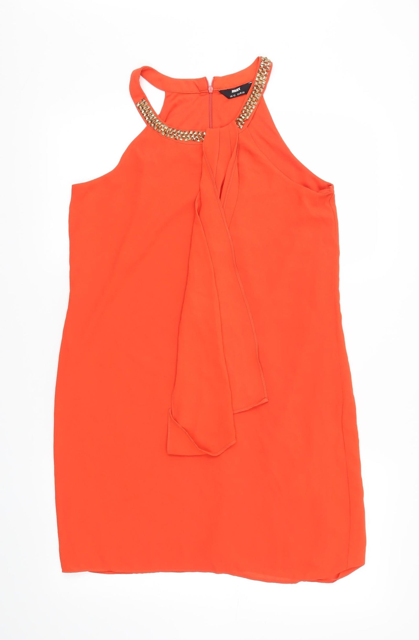 MAX Womens Red   Fit & Flare  Size 12