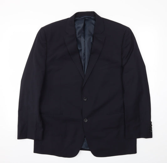 Preworn Mens Blue   Jacket Blazer Size 44