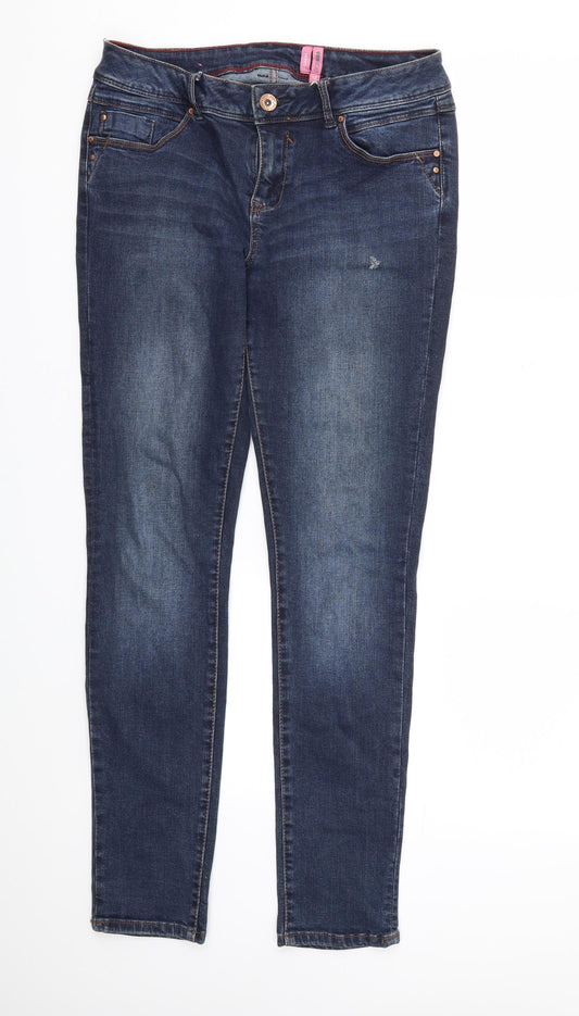 YEYES Womens Blue   Skinny Jeans Size 12 L30 in