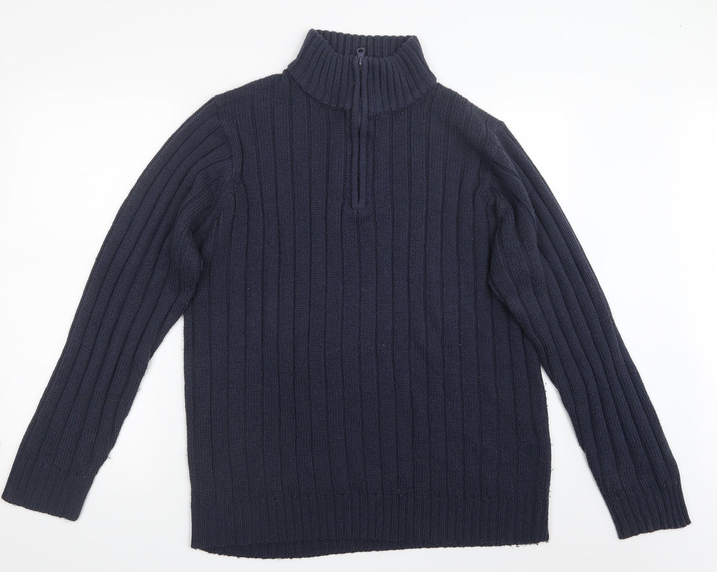 MALDINI Mens Blue  Knit Pullover Sweatshirt Size L