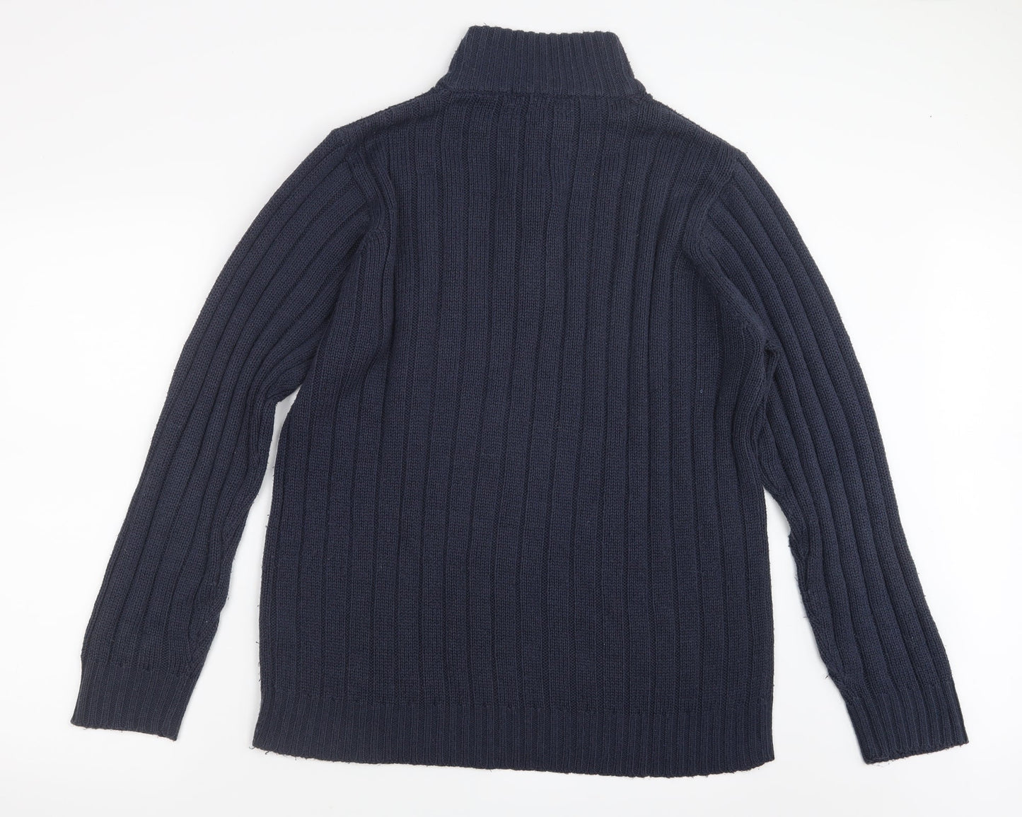 MALDINI Mens Blue  Knit Pullover Sweatshirt Size L