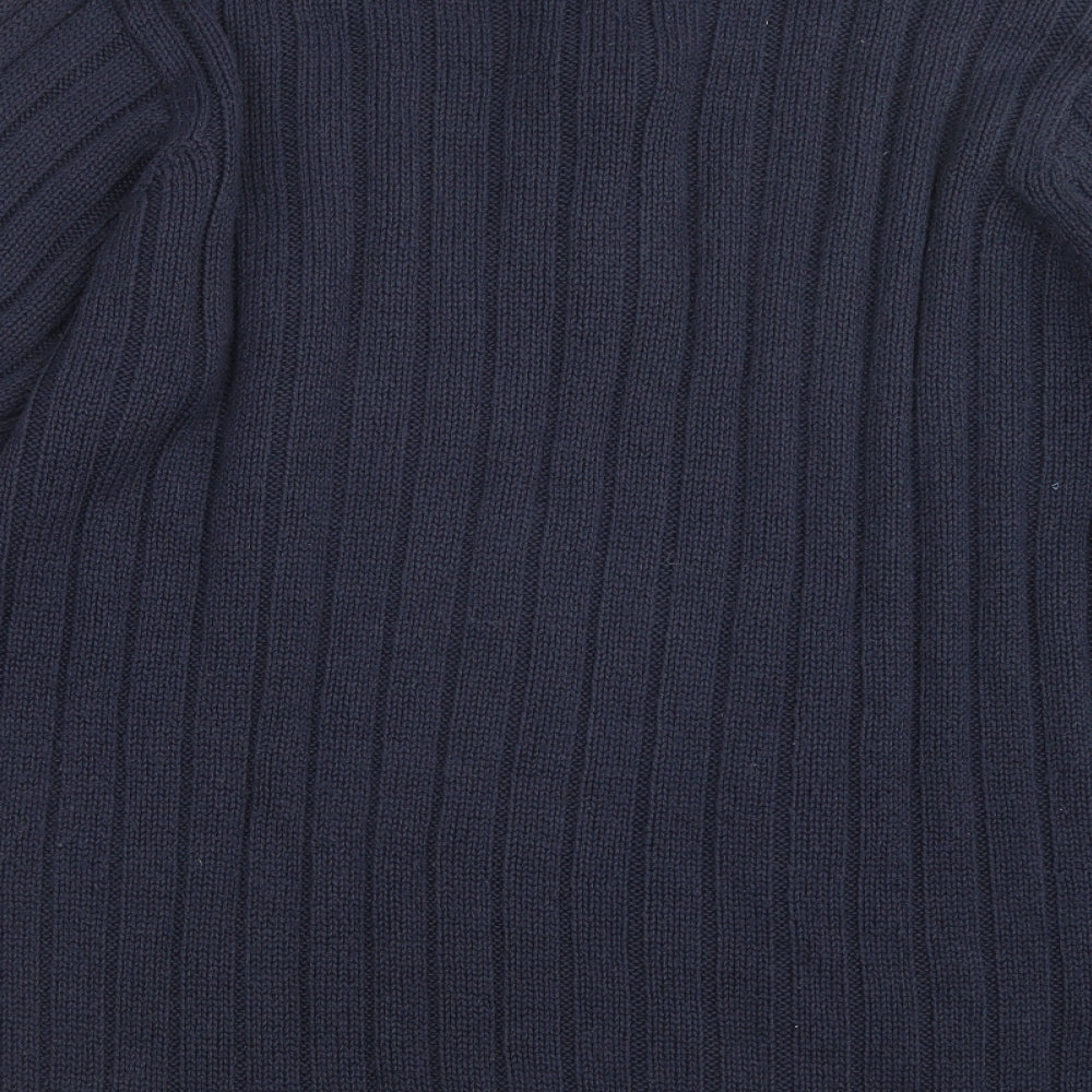MALDINI Mens Blue  Knit Pullover Sweatshirt Size L