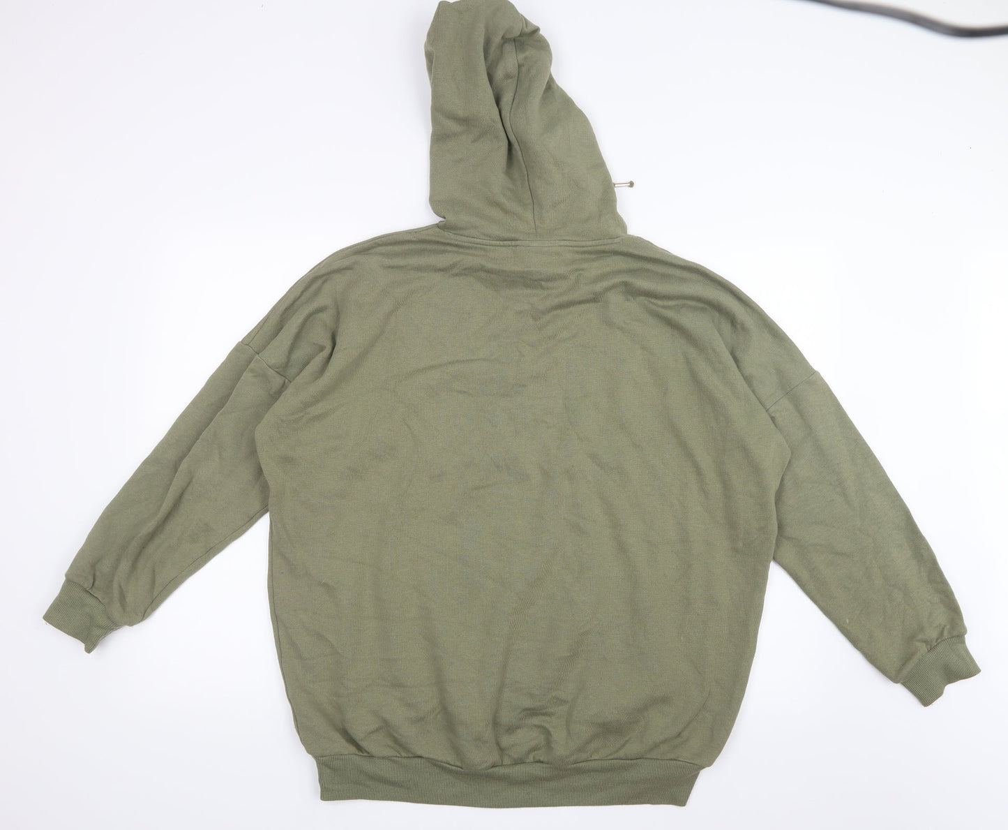 Monki Mens Green   Pullover Hoodie Size S