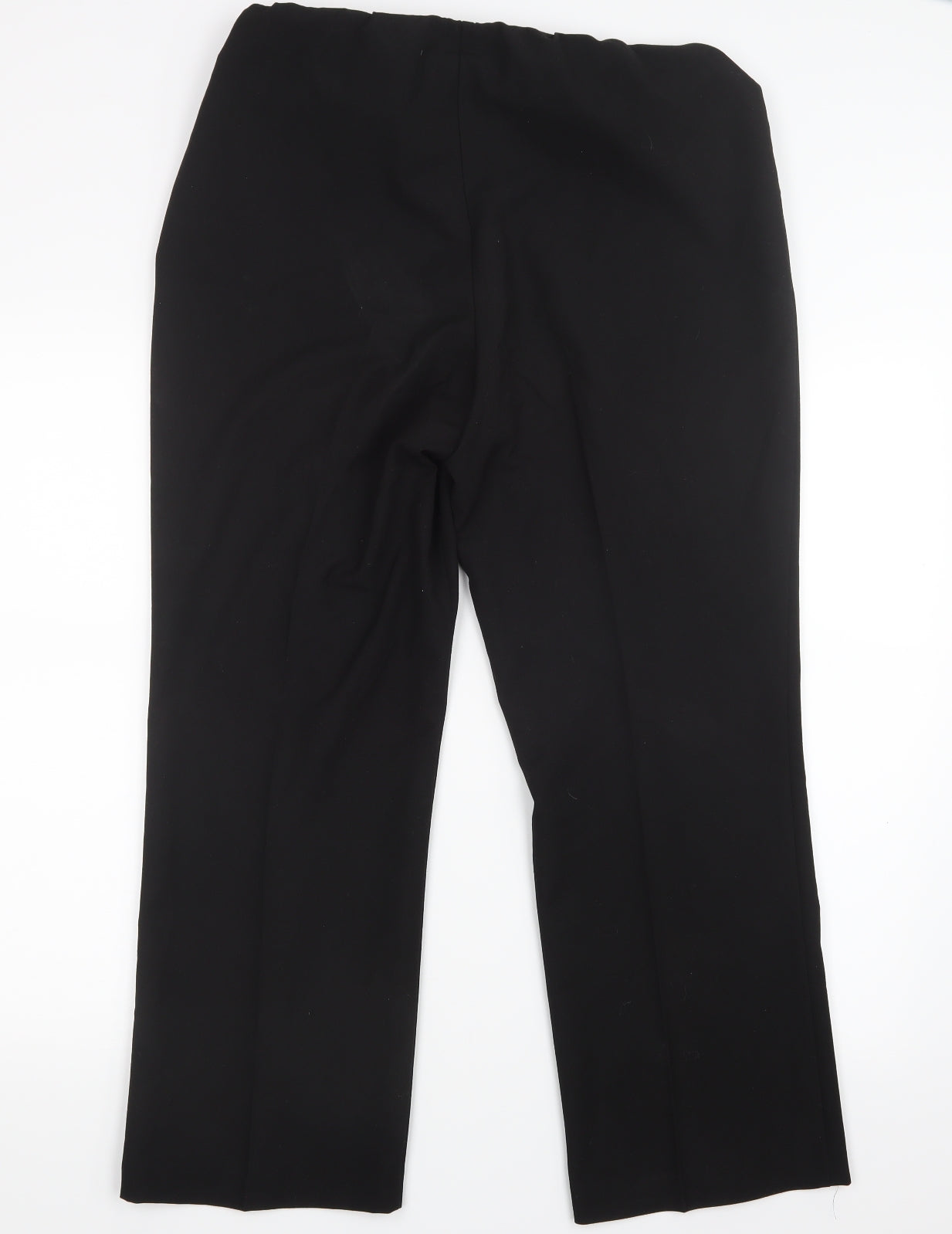 Preworn Womens Black   Trousers  Size 12 L26.5 in