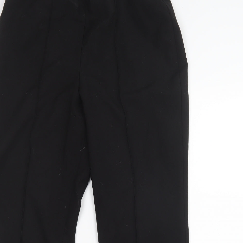 Preworn Womens Black   Trousers  Size 12 L26.5 in