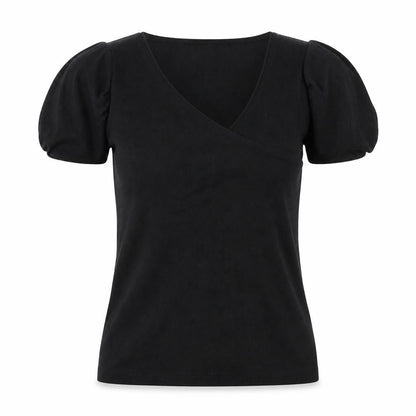 Jesire Womens Black   Basic T-Shirt Size L