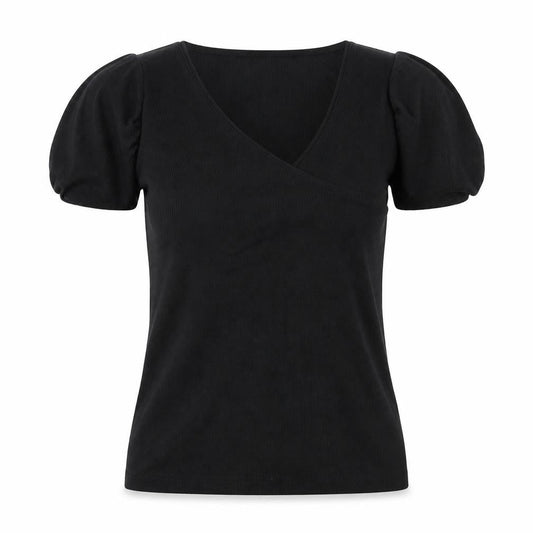 Jesire Womens Black   Basic T-Shirt Size L