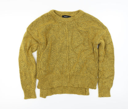 Preloved FOREVER 21 Womens Yellow   Pullover Jumper Size S - Front