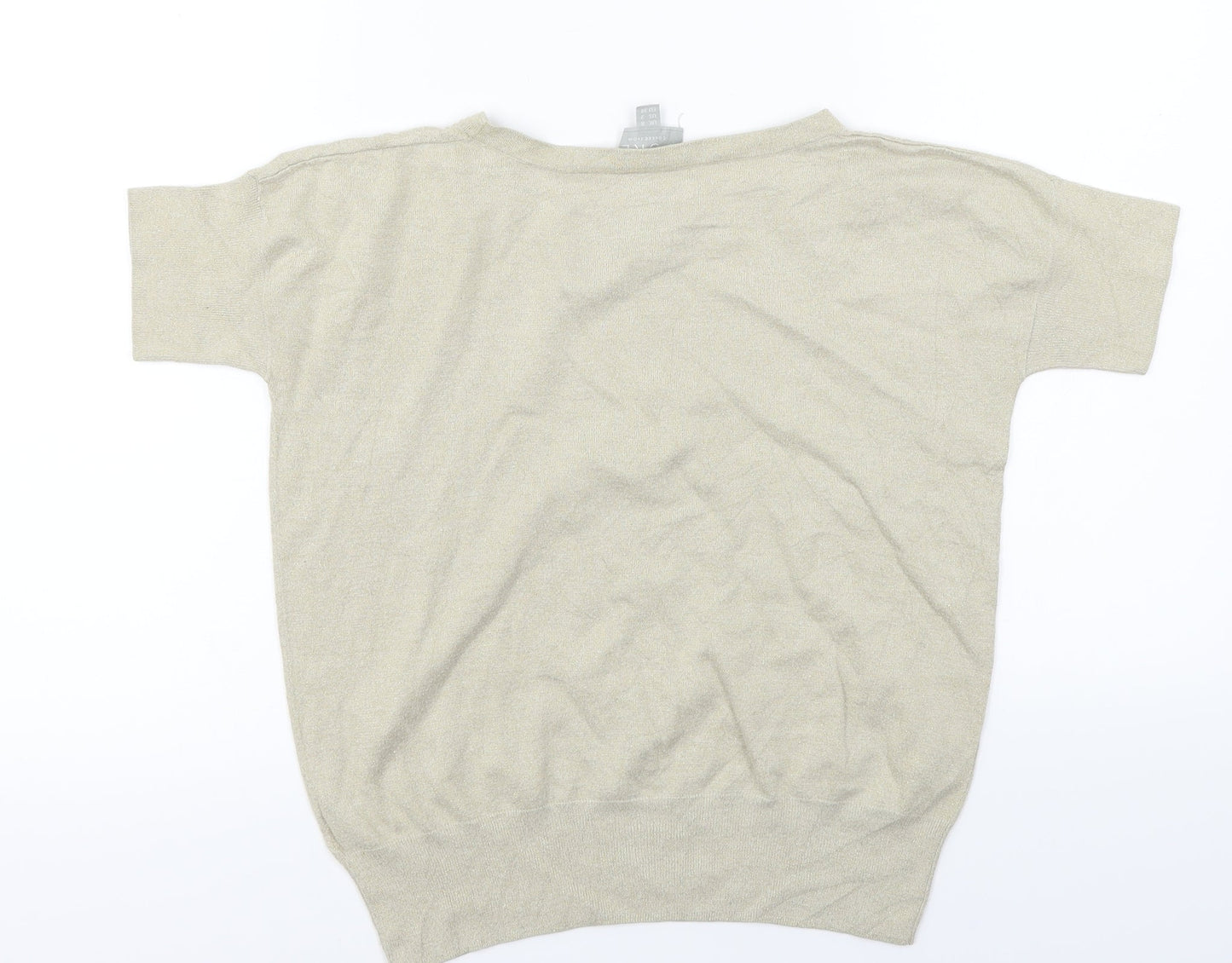 Pure Womens Beige   Basic T-Shirt Size 8