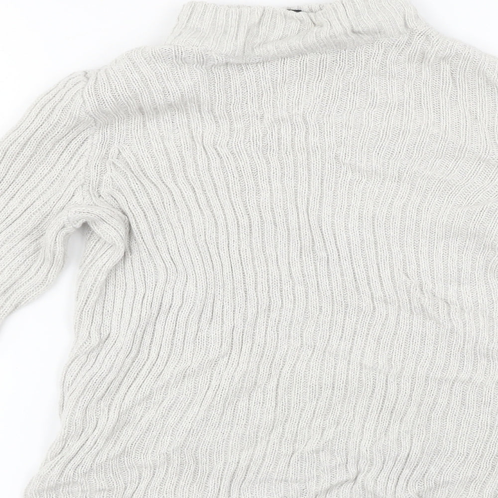 H&M  Womens Grey   Pullover Jumper Size XS