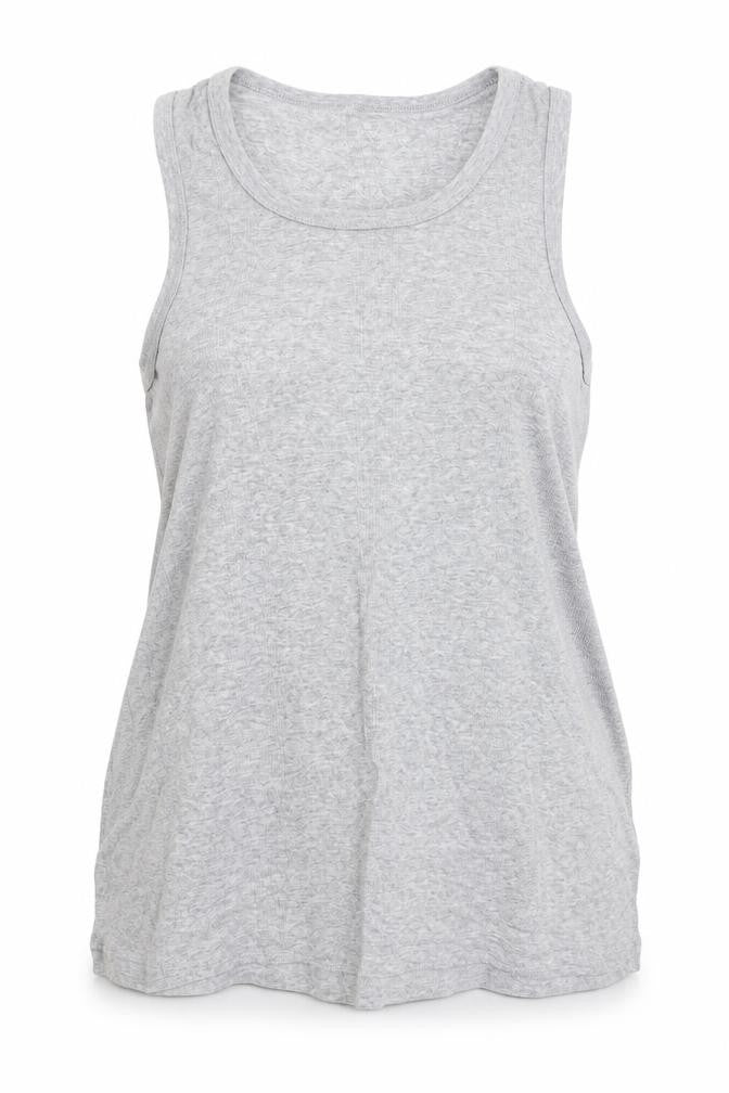 cotton suppliers Womens Grey   Basic Tank Size 2XL