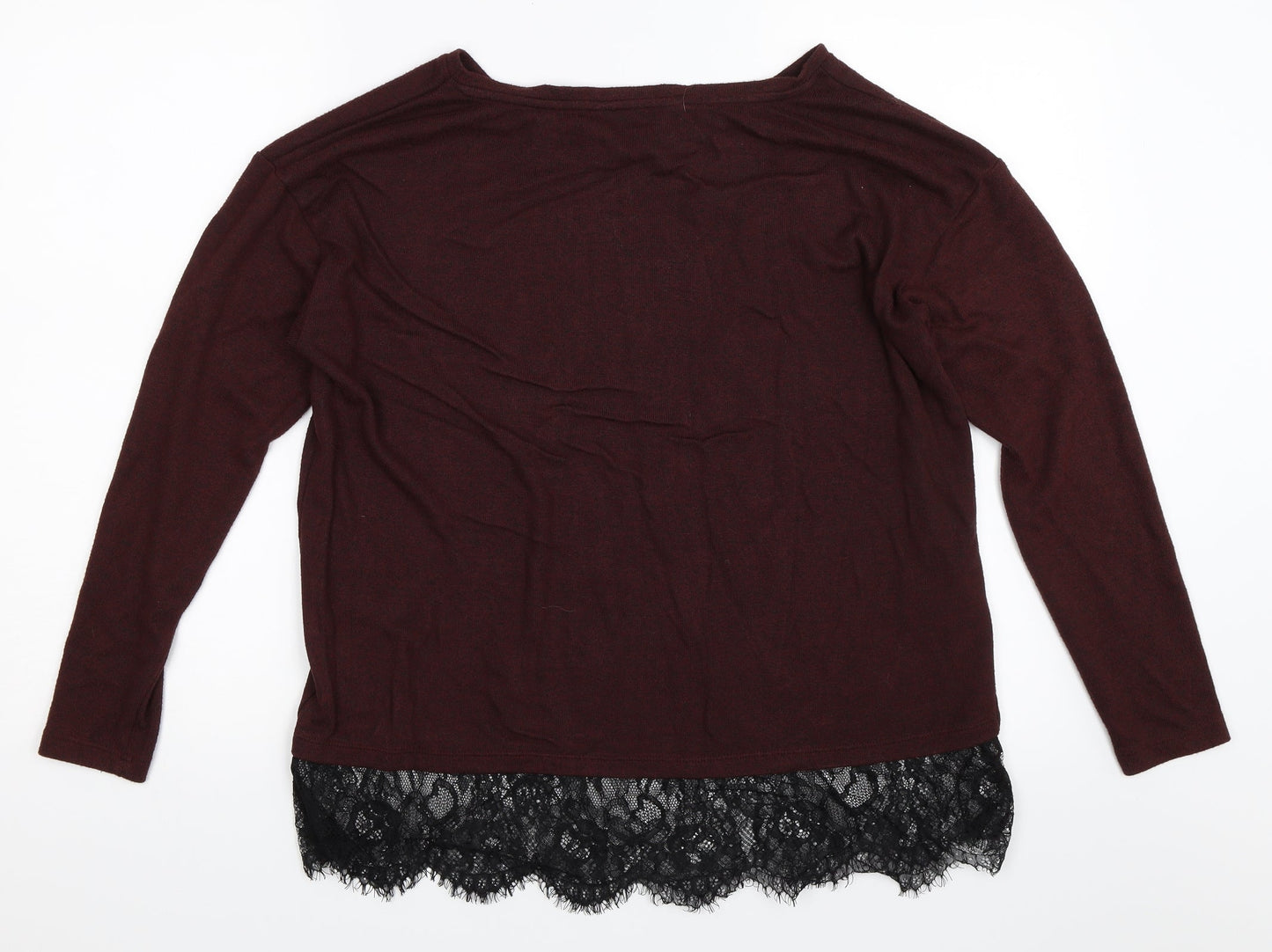 F&F Womens Red   Pullover Jumper Size 10
