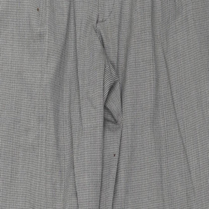 Preloved Marks and Spencer Mens Grey   Trousers  Size 32 in L33 in - Detail