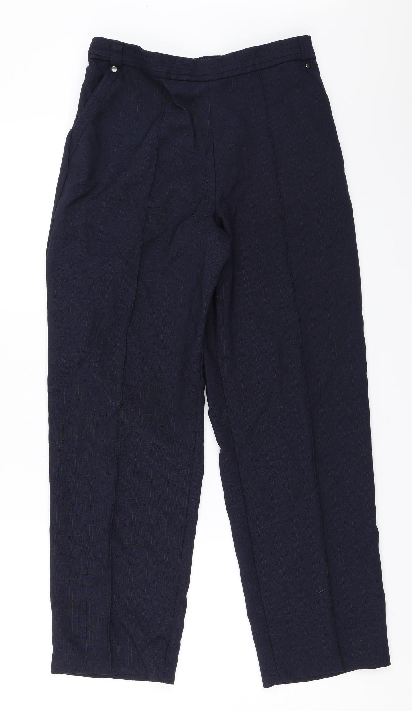 Marks and Spencer Womens Blue   Trousers  Size 10 L27 in
