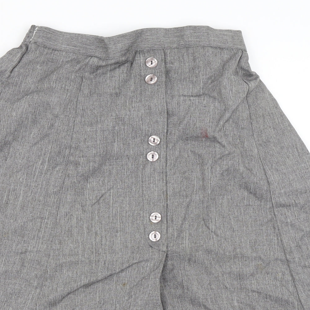 Preworn Womens Grey   Flare Skirt Size 12