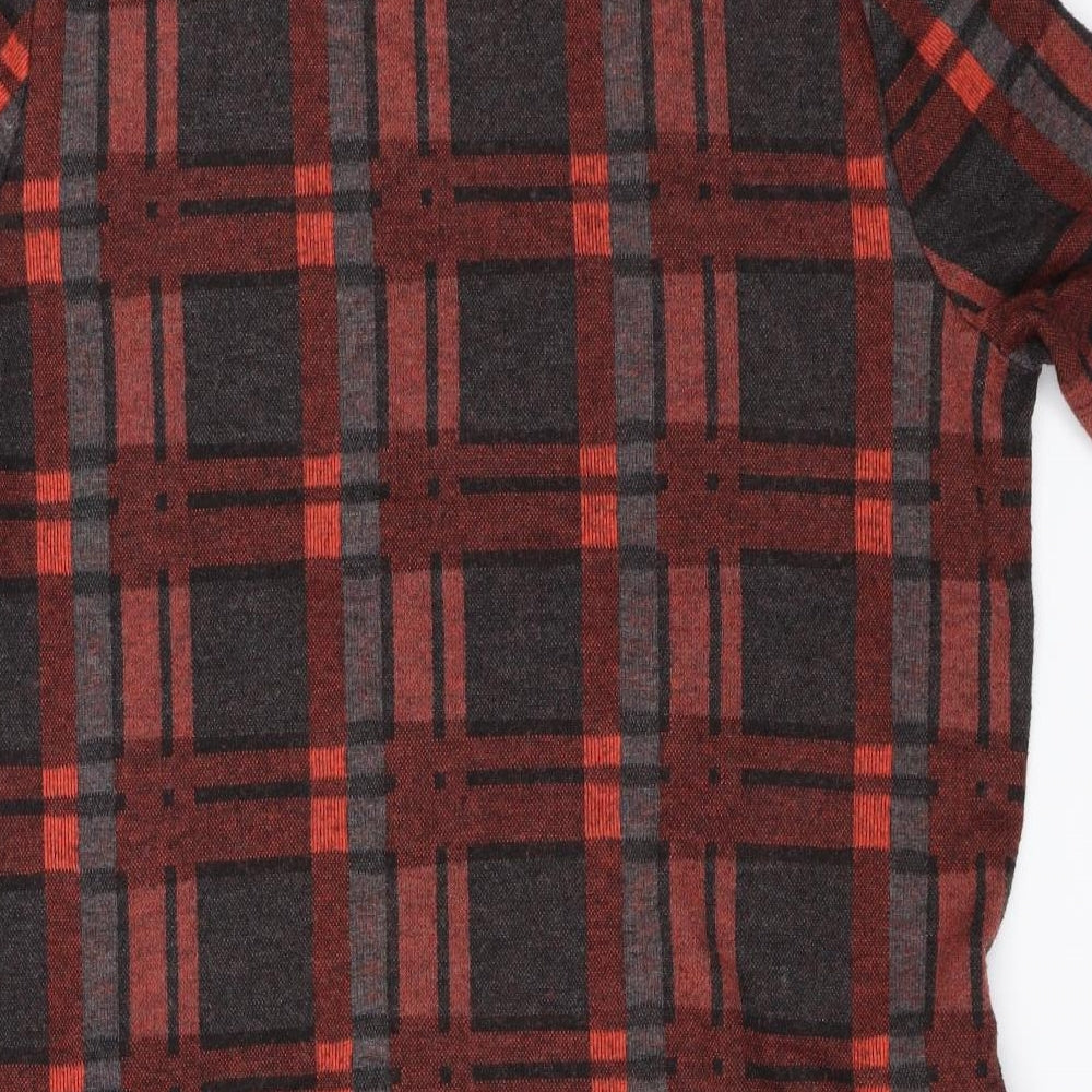 Select Womens Red Check  Mini  Size 10