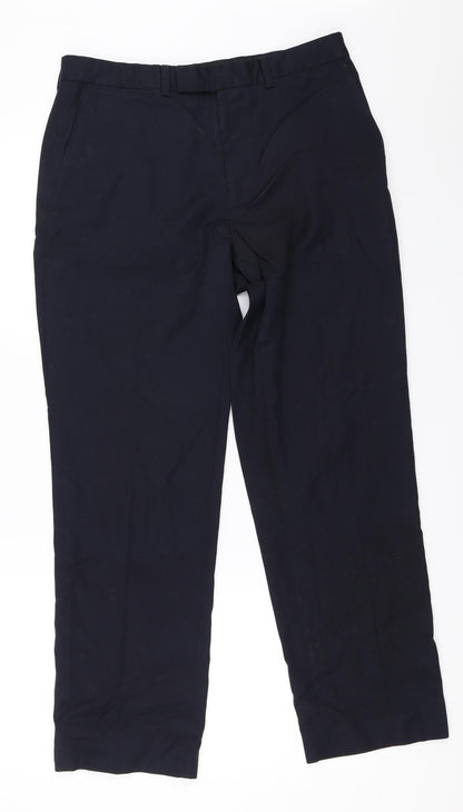 Autograph Mens Blue   Trousers  Size 32 in L29 in