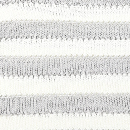 Marble Womens Grey Striped  Pullover Jumper Size M