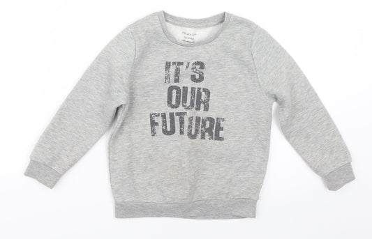 Primark Boys Grey   Pullover Sweatshirt Size 3-4 Years