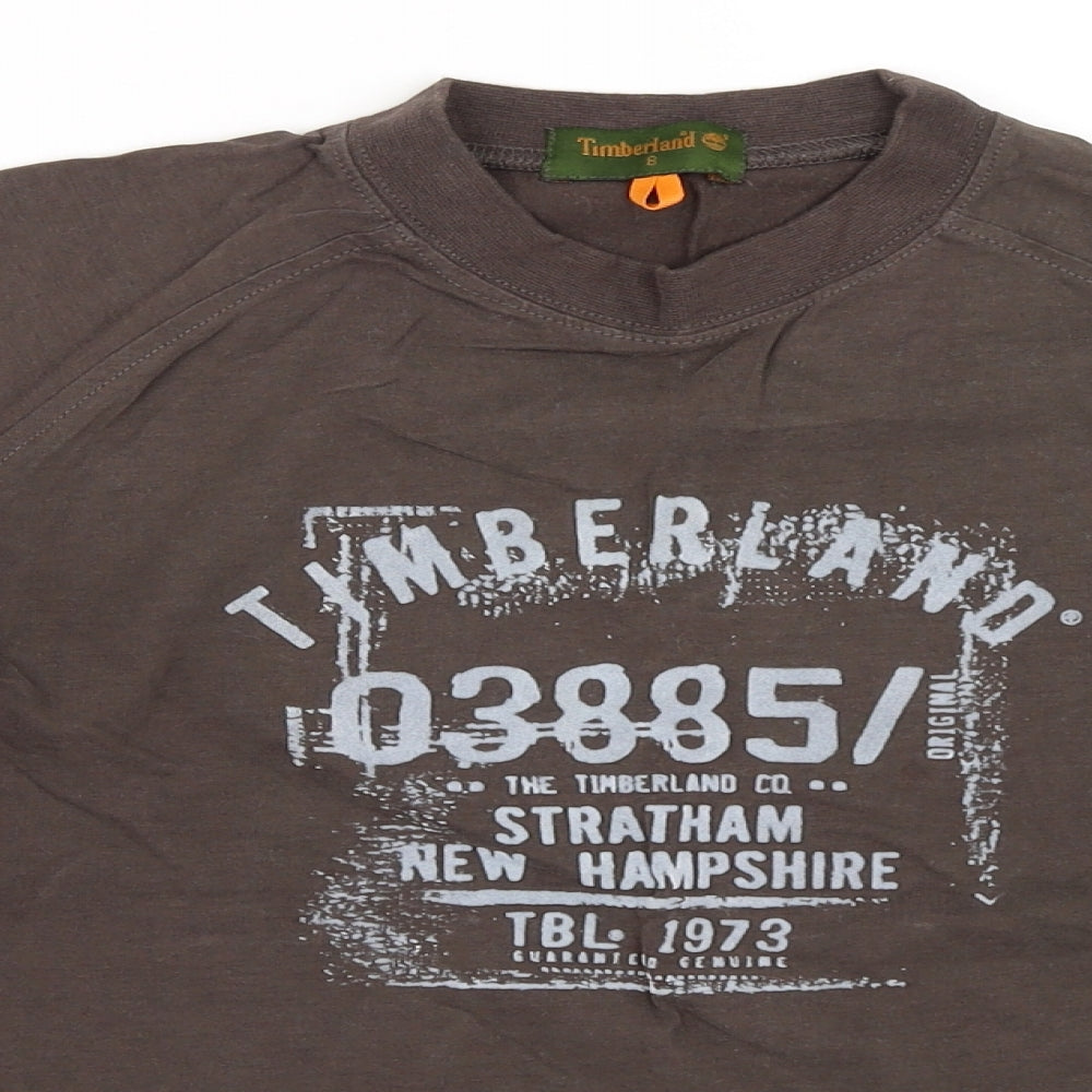 Timberland Boys Brown   Basic T-Shirt Size 8 Years