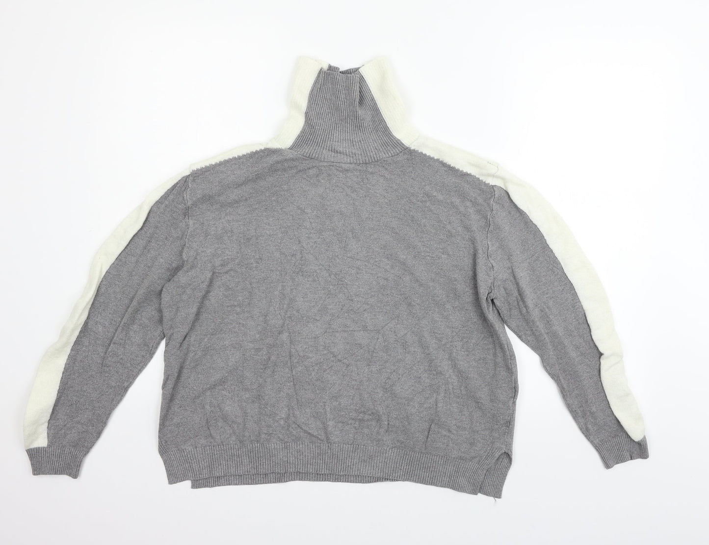 Marks and Spencer Womens Grey   Pullover Jumper Size XL
