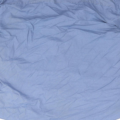 Preloved F&F Mens Blue    Button-Up Size 17 - Label