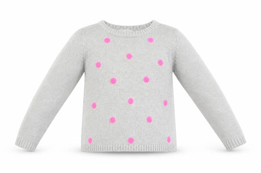 H&M Girls Grey   Pullover Jumper Size 6-7 Years