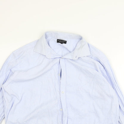 Taylor & Wright Mens Blue    Button-Up Size 17.5