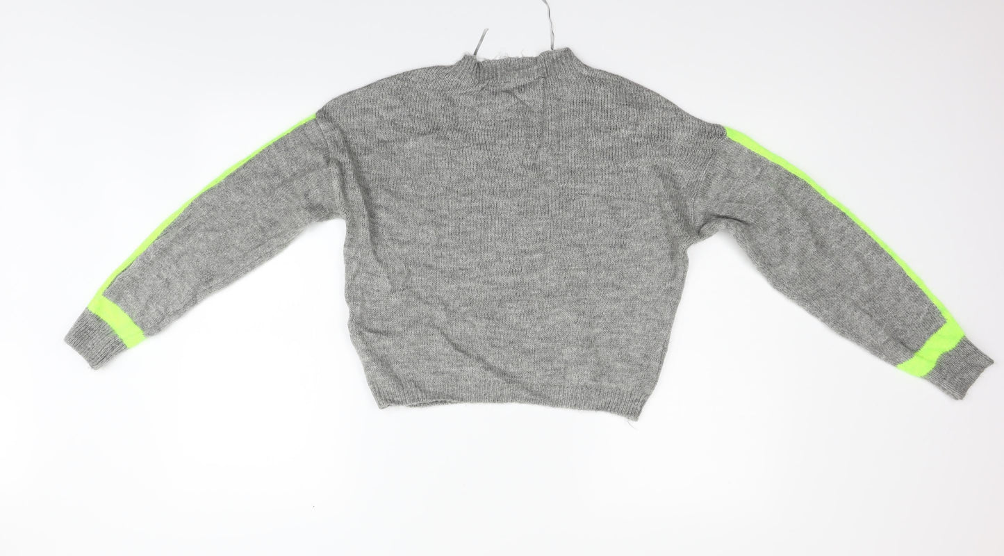 Primark Womens Grey   Pullover Jumper Size S