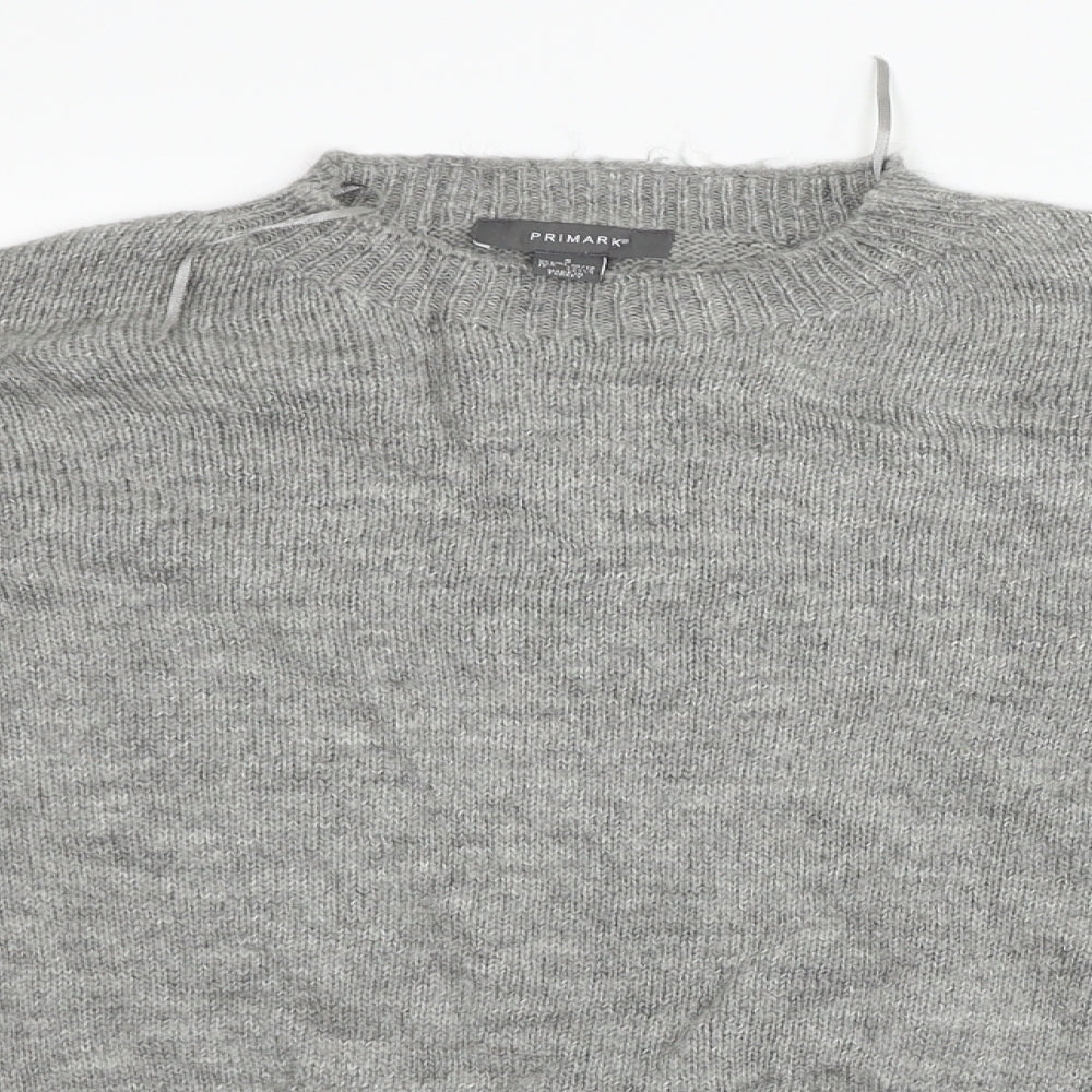 Primark Womens Grey   Pullover Jumper Size S