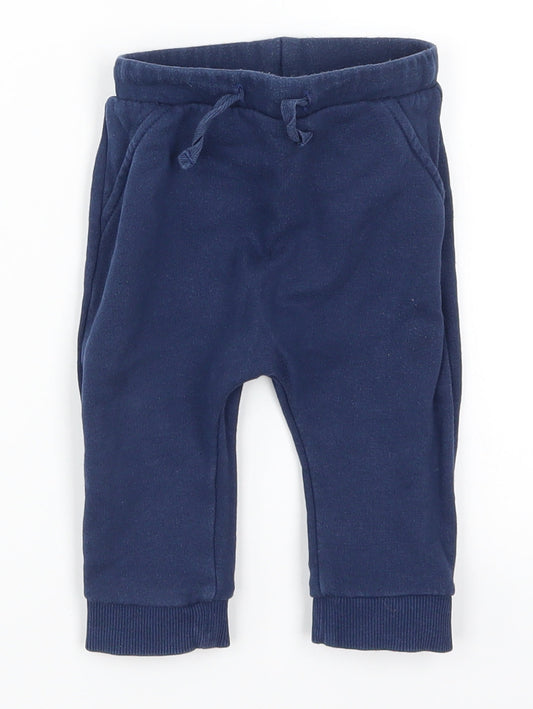 Marks and Spencer Baby Blue   Sweatpants Trousers Size 6-9 Months