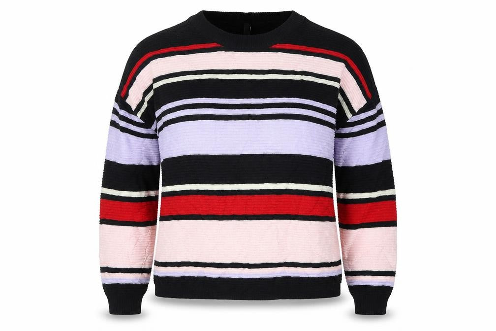 H&M Womens Multicoloured Striped  Pullover Jumper Size L