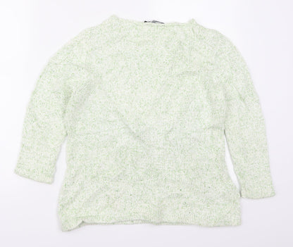 Dash Womens Green   Pullover Jumper Size 10