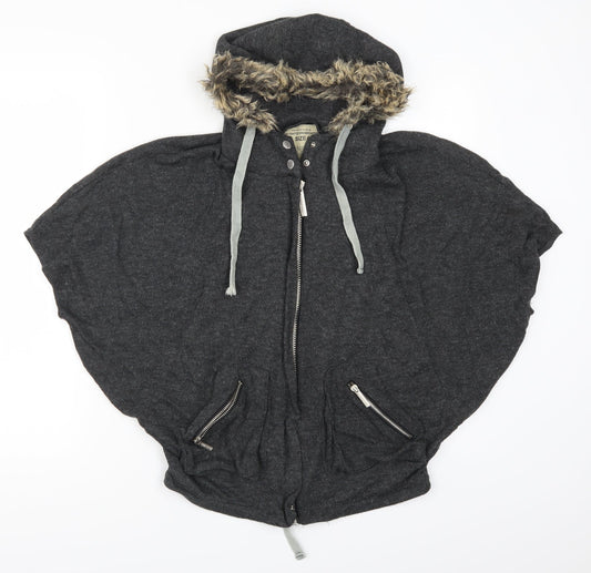 Crafted Womens Grey   Jacket  Size 6
