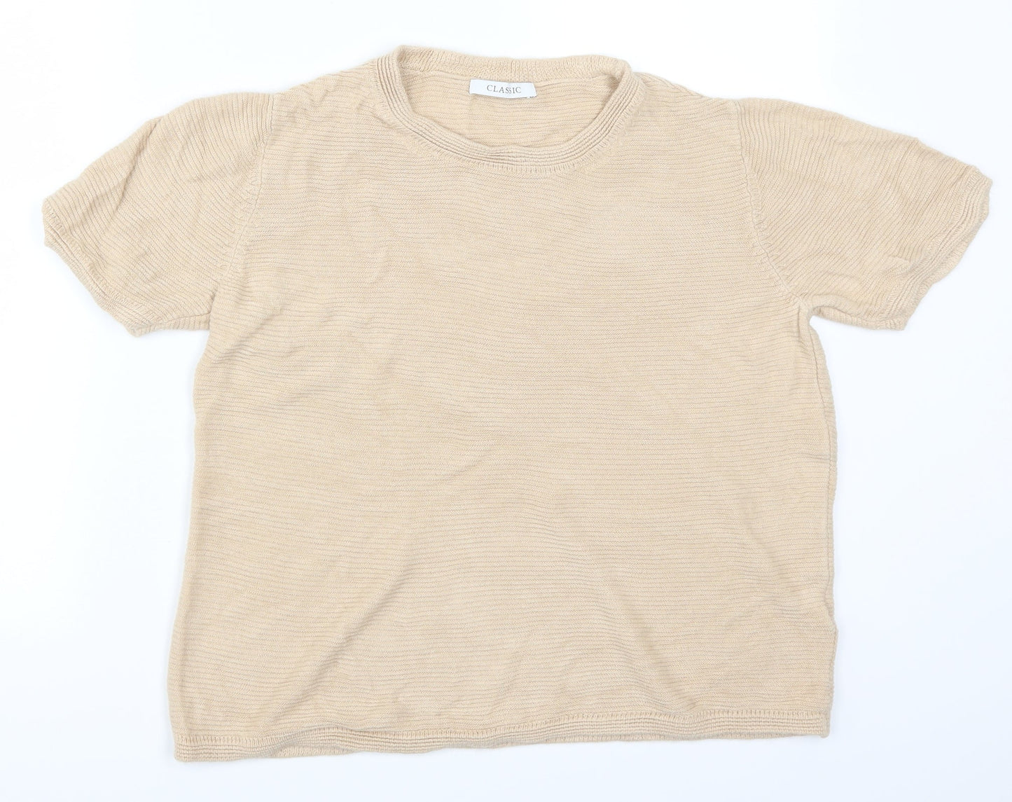 Marks and Spencer Womens Beige   Pullover Jumper Size 12