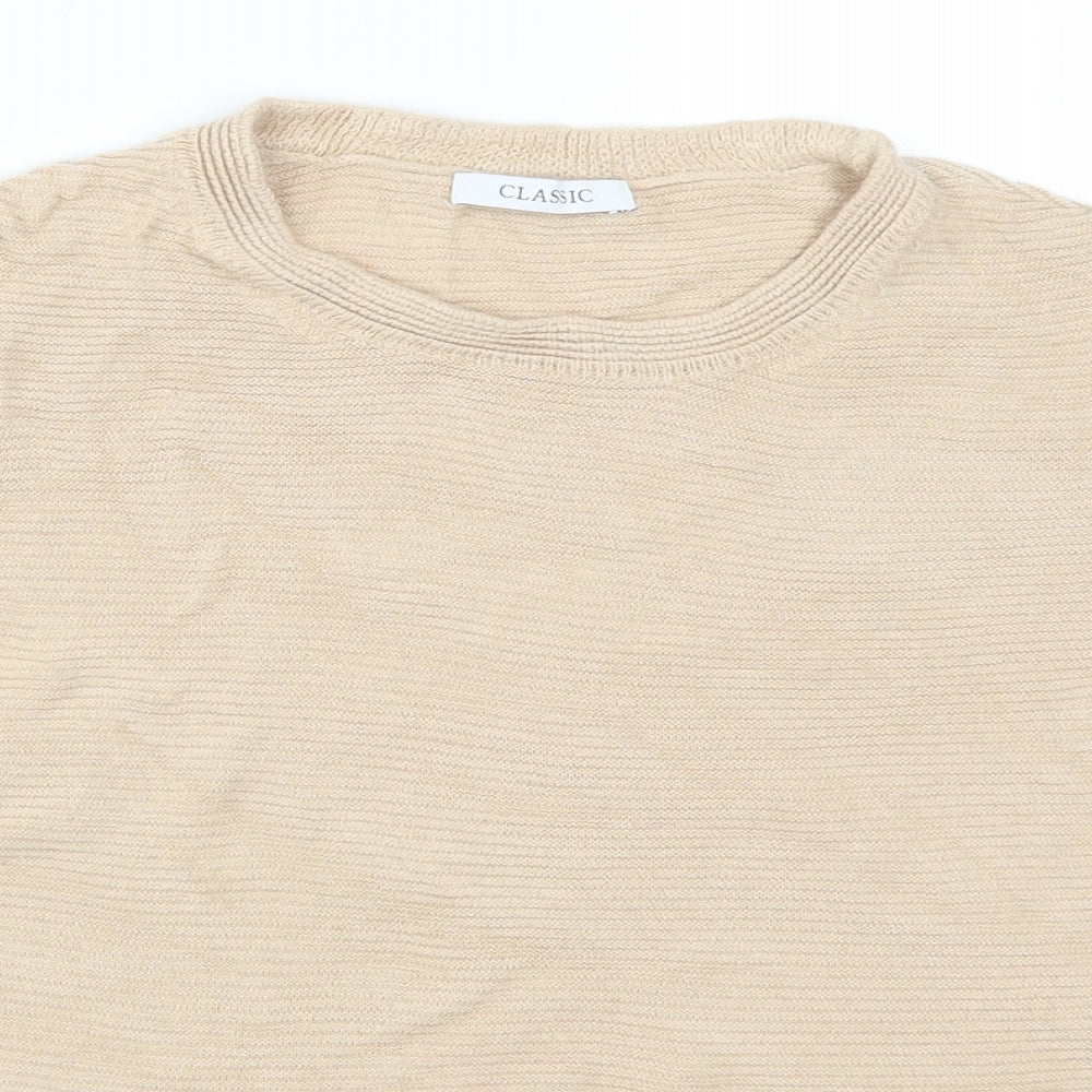 Marks and Spencer Womens Beige   Pullover Jumper Size 12