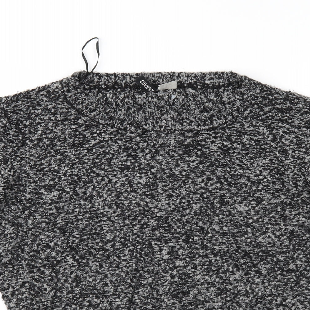 Divided Womens Grey   Pullover Jumper Size M