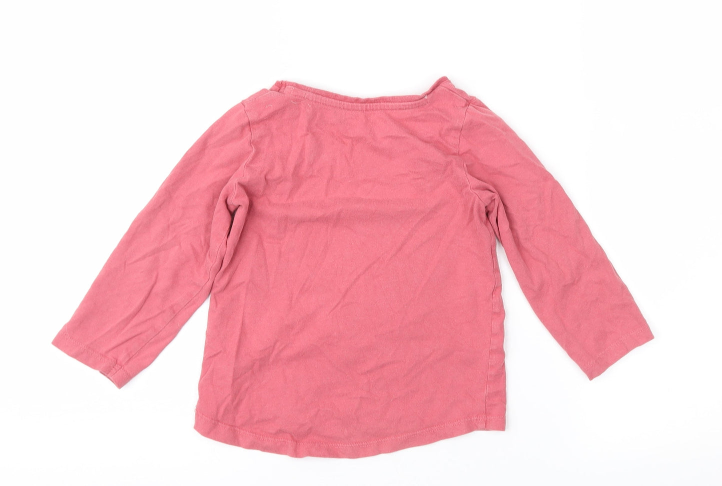 Nutmeg Girls Pink   Basic T-Shirt Size 2-3 Years