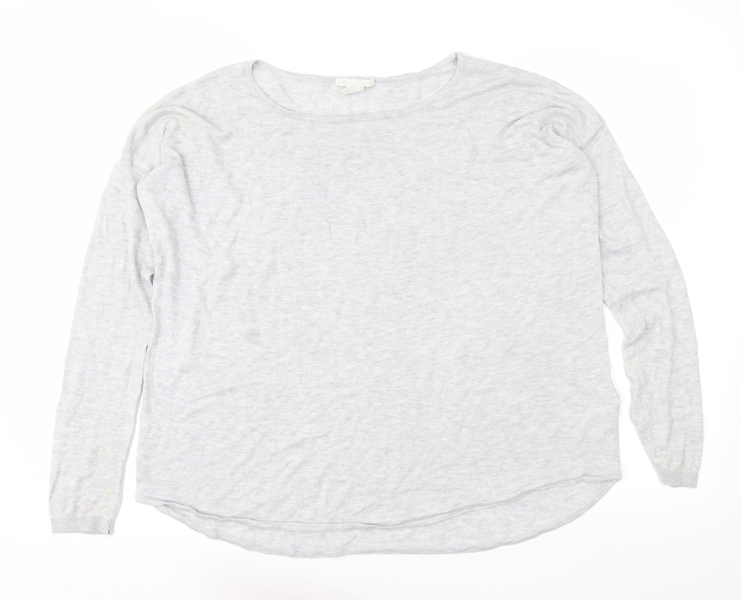 H&M Womens Grey   Pullover Jumper Size M