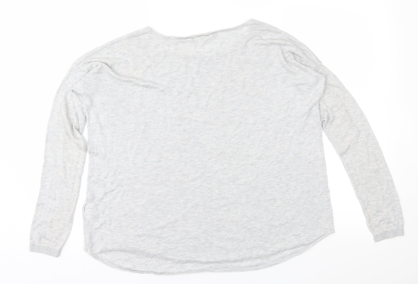 H&M Womens Grey   Pullover Jumper Size M