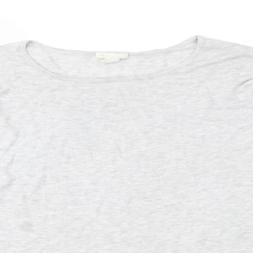 H&M Womens Grey   Pullover Jumper Size M
