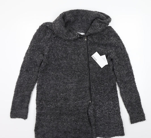 Just fab Womens Grey   Jacket Coat Size S