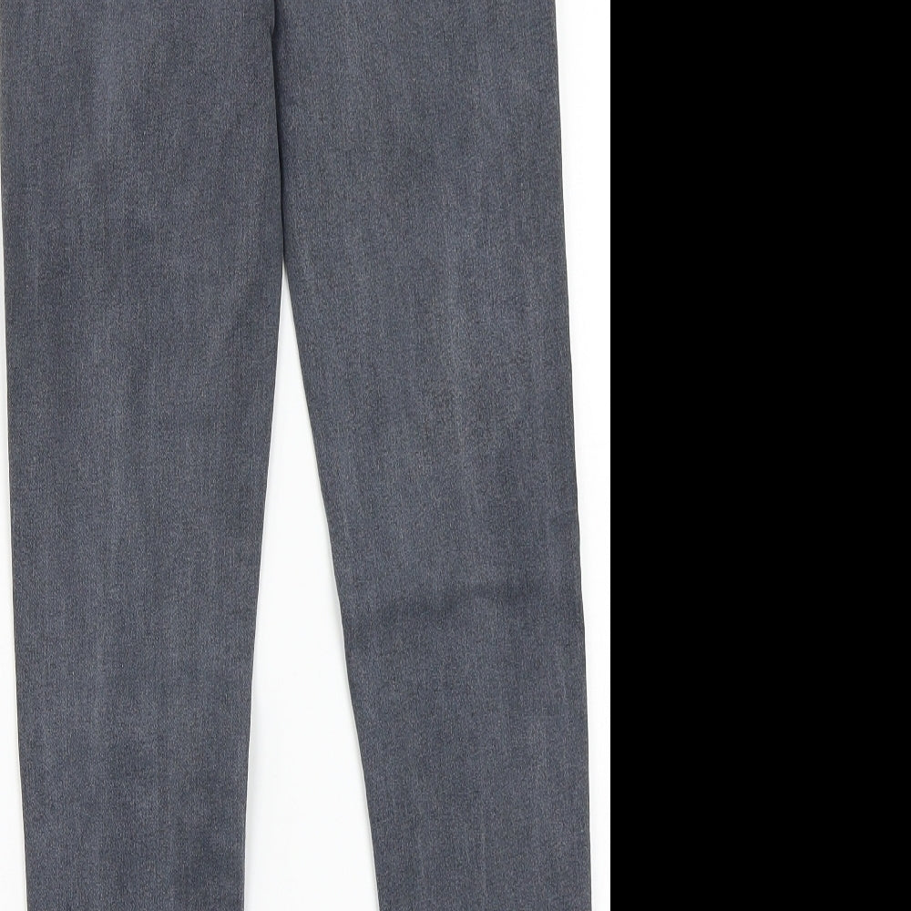 Pretty little thing Womens Grey   Skinny Jeans Size 6 L24 in